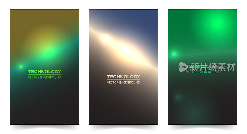 Abstract modern cover template collection. Abstract colorful vertical covers set.
